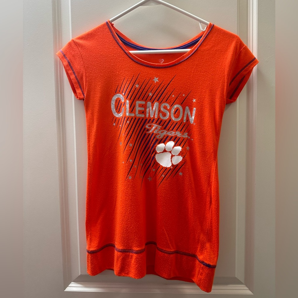 Clemson shirt size: M (7-8)